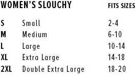 Bella Size Chart