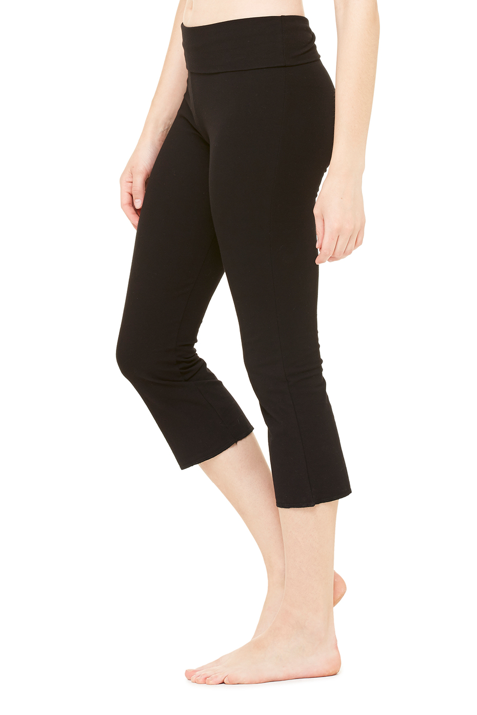 women's cotton spandex capris