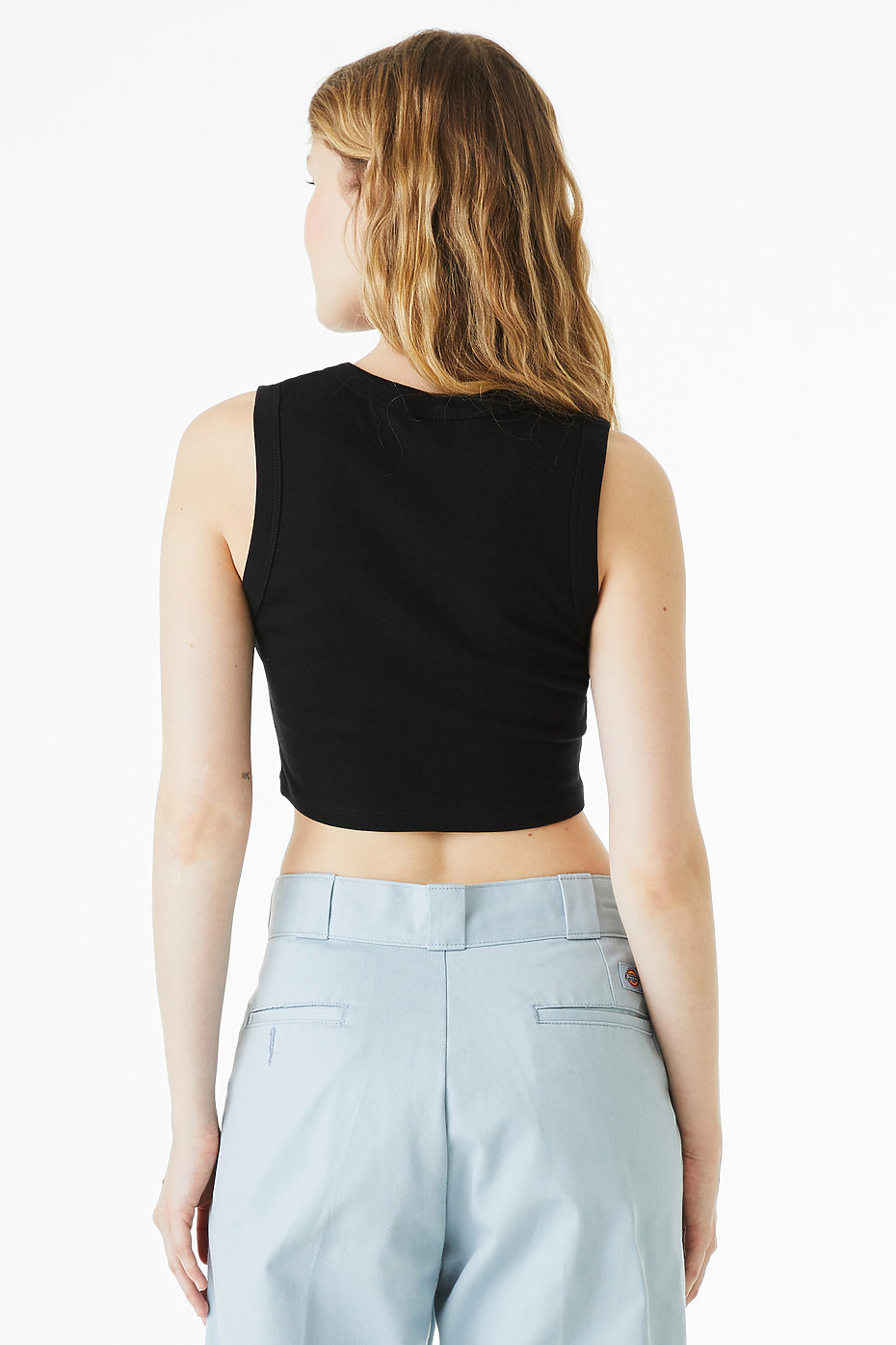 Women's Micro Rib Muscle Crop Tank | BELLA+CANVAS