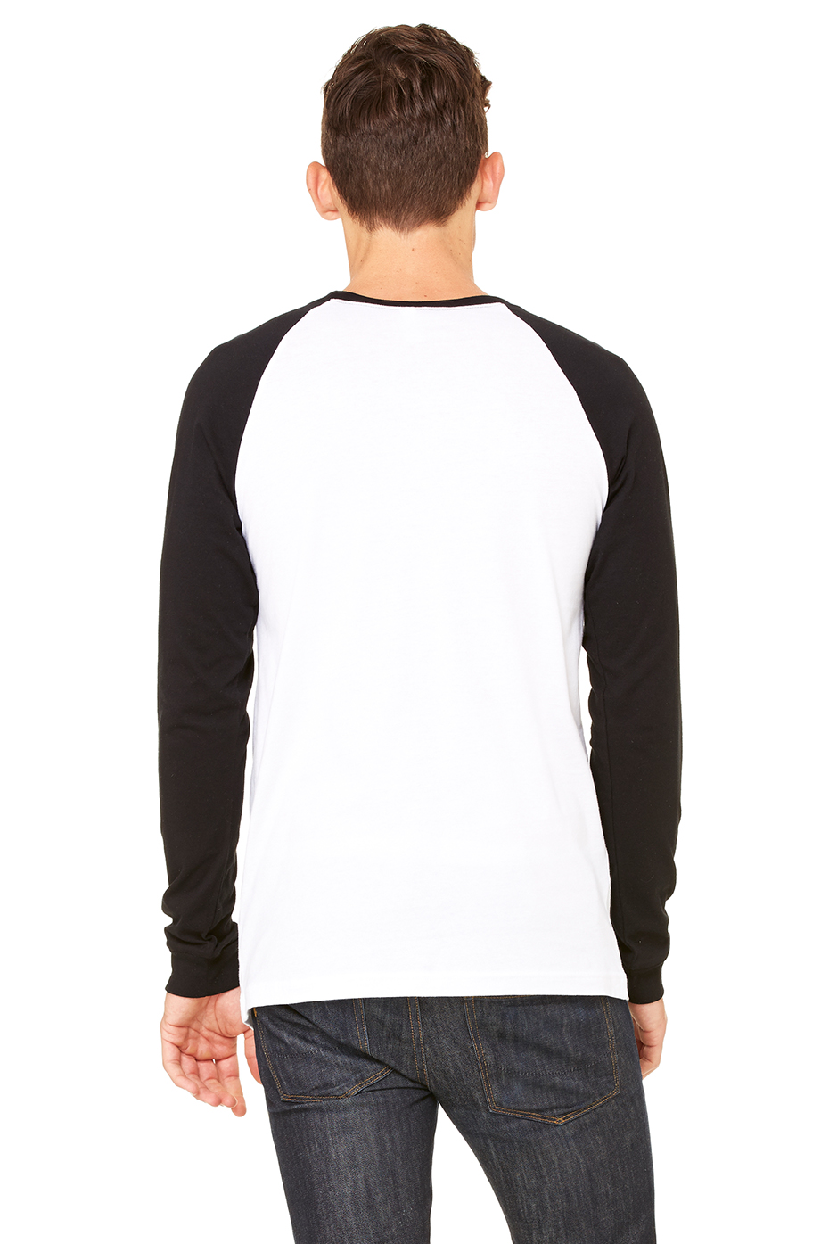 Men's Jersey Long Sleeve Baseball Tee BellaCanvas