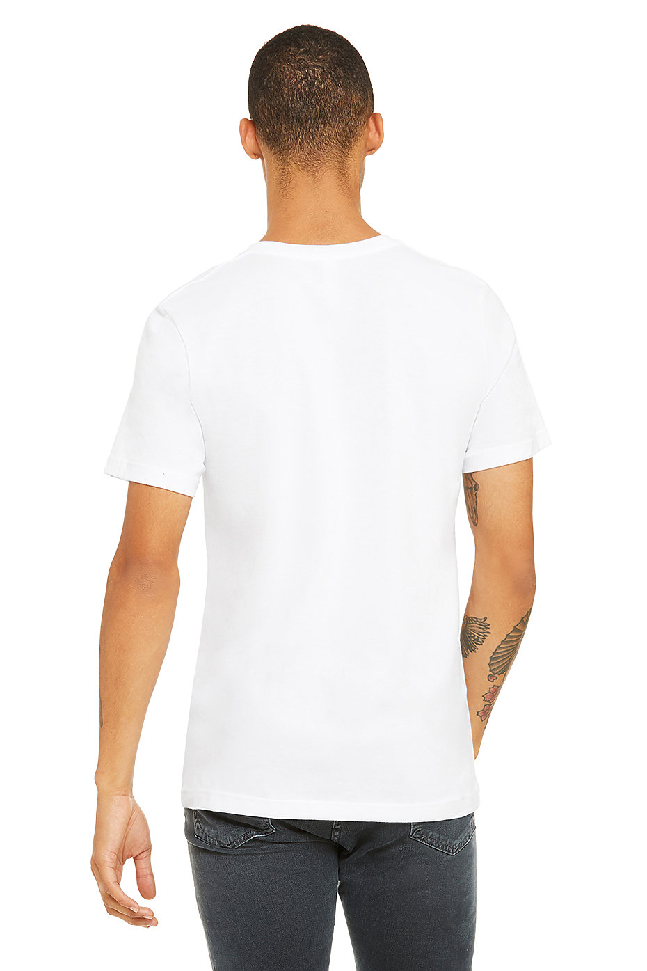 Canvas 3001 Unisex Short Sleeve Jersey T-Shirt with Tear Away Label Shotguns Make Me Happy Bella 