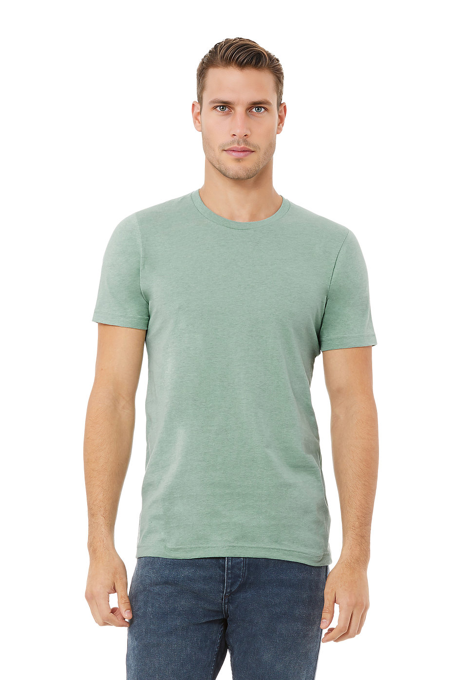 bella canvas heather olive
