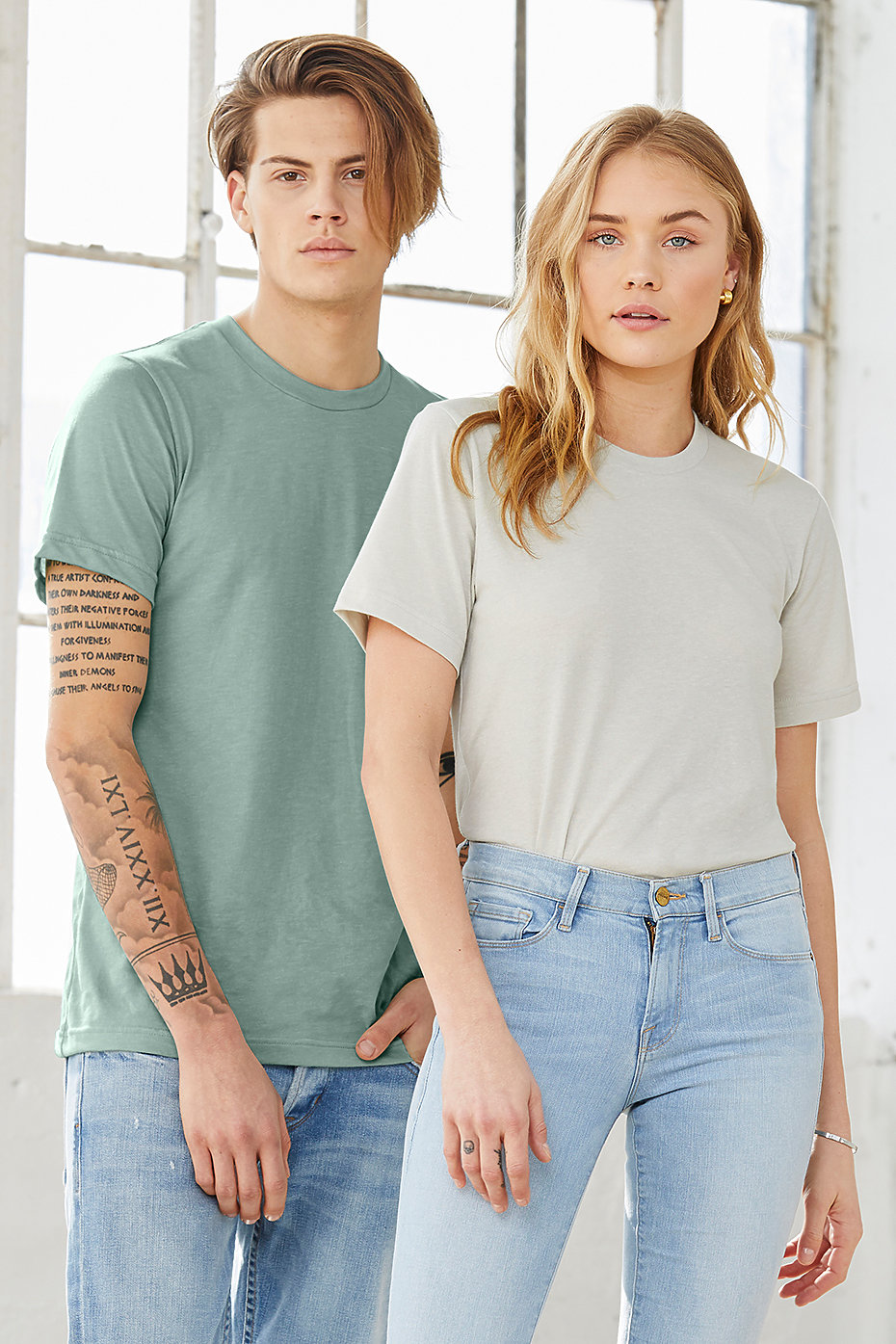 Download Heathered Shirt | Mens Wholesale Clothing | Heather T ...