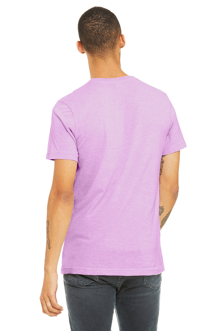 Download Bella Canvas 3001 Heather Raspberry 3001Y Athletic Heather Unisex T-shirt Mock Up Valentines ...