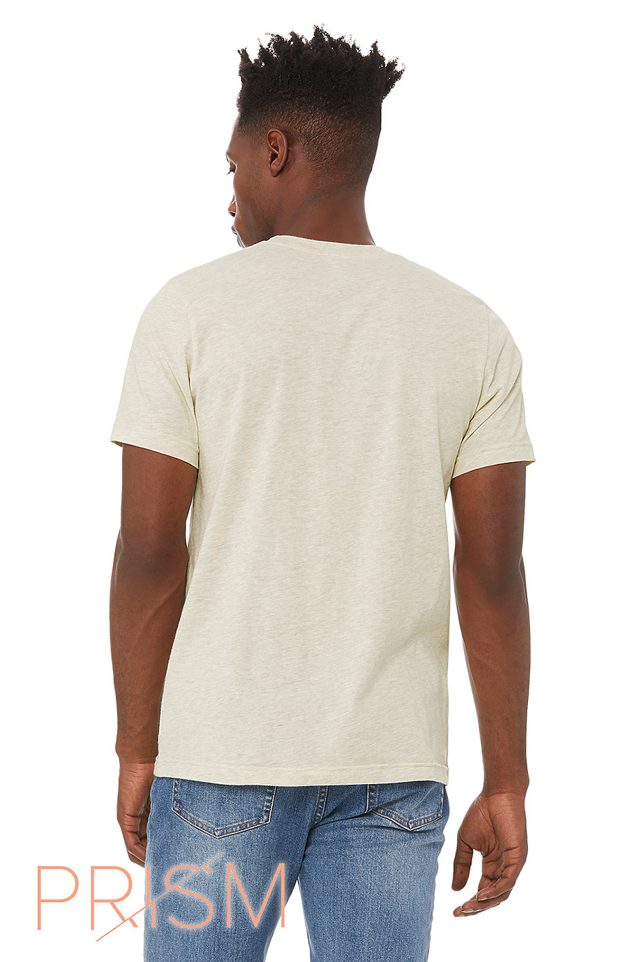 heather prism natural bella canvas
