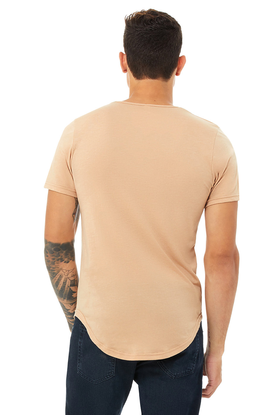 Jersey T Shirt | Curved Hem Tee 