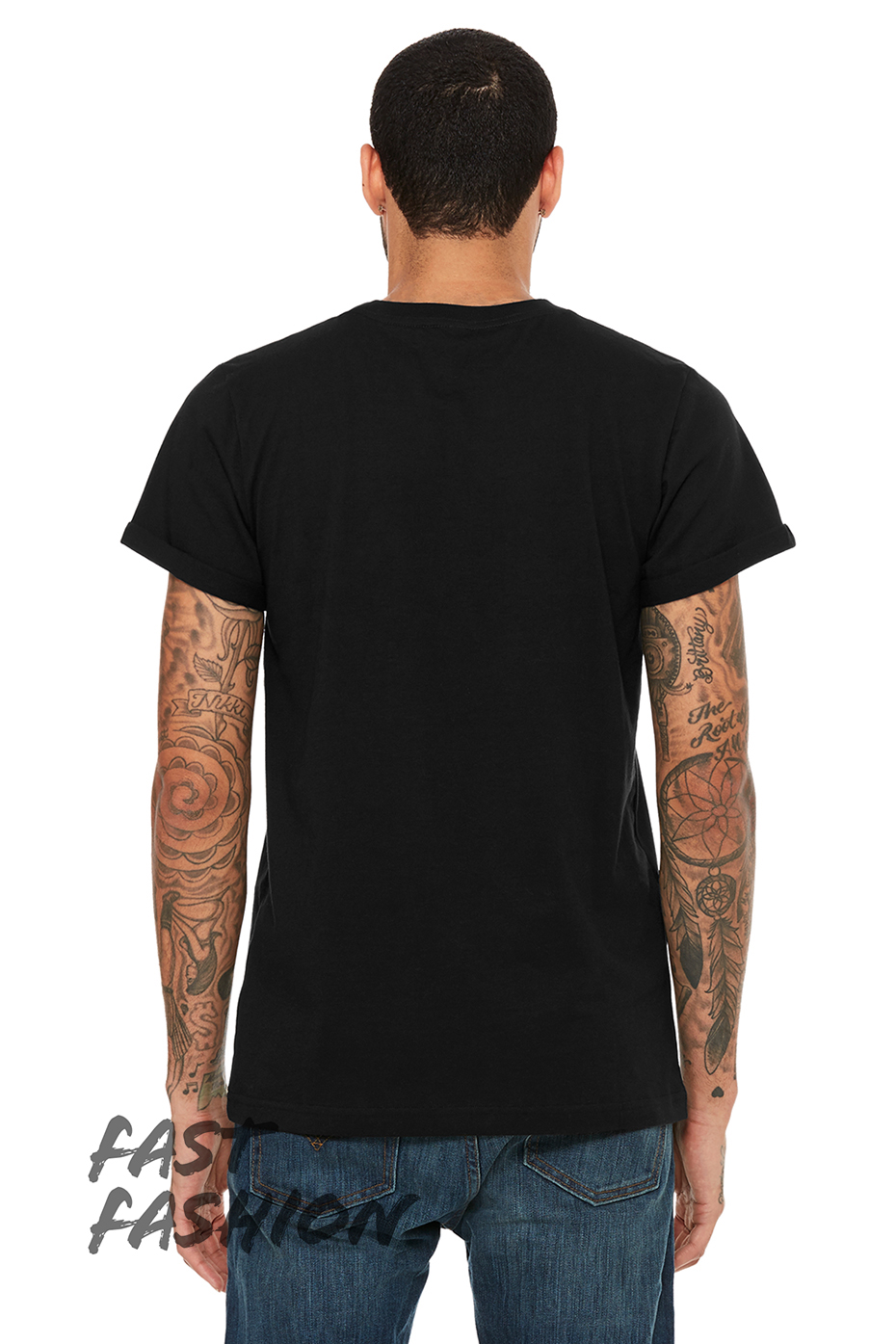unisex jersey rolled cuff tee bella canvas bella canvas unisex tee size chart