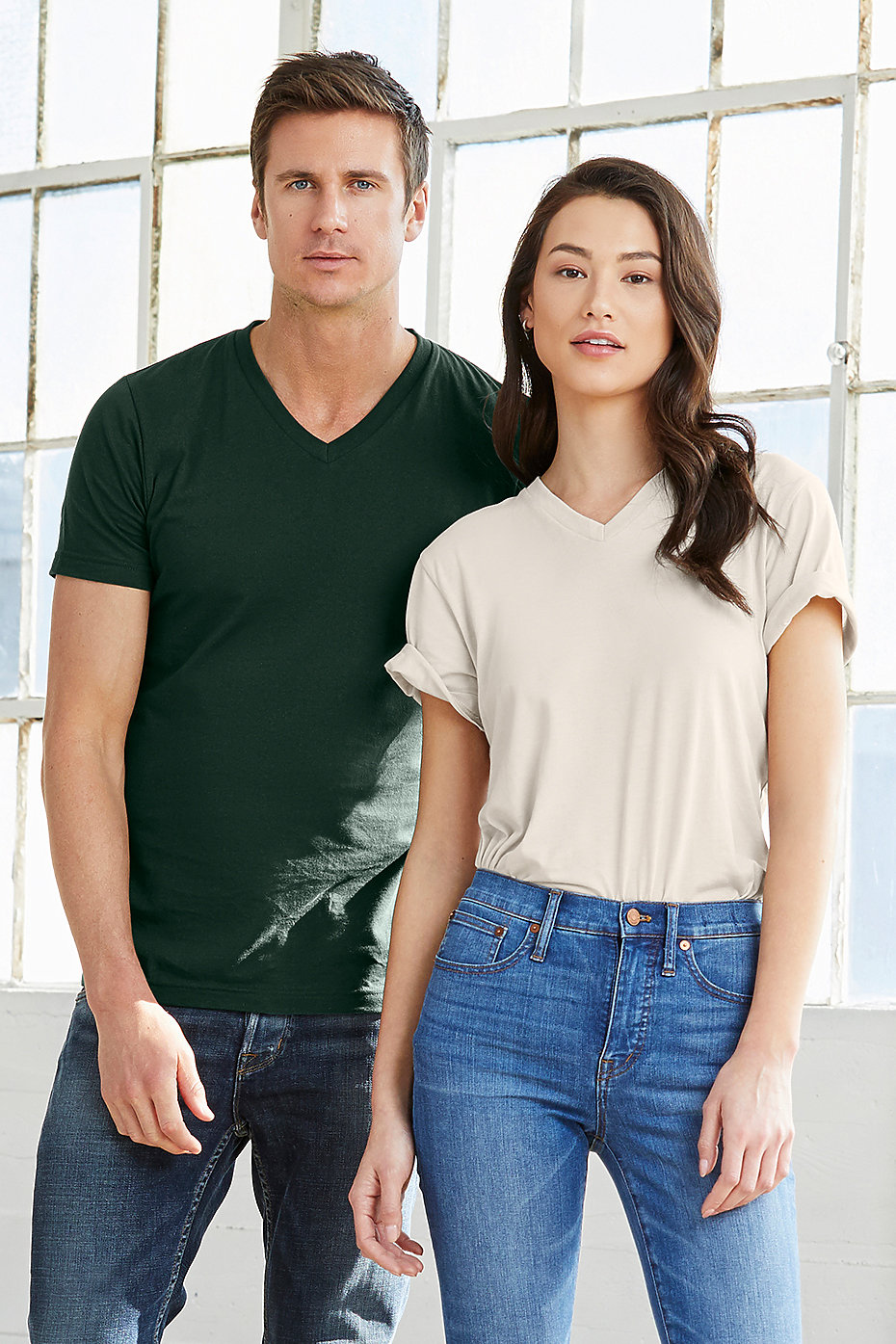 bella canvas v neck
