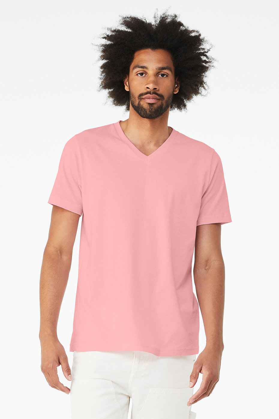 V Neck T Shirts For Men | Unisex Jersey T Shirt | Mens Wholesale Clothing |  Bulk T Shirts | BELLA+CANVAS ®