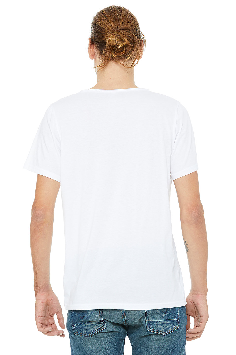 bella canvas raw neck