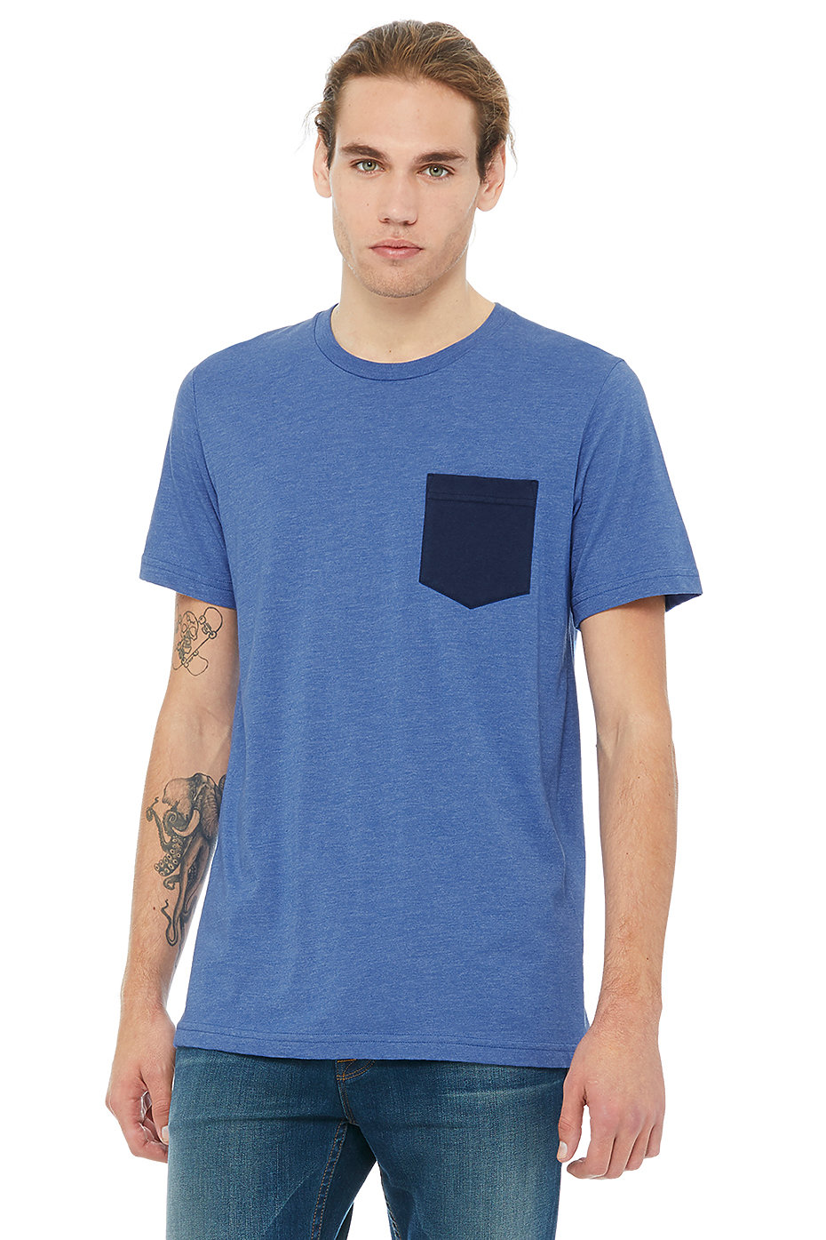 Men's Jersey Short Sleeve Pocket Tee | Bella-Canvas