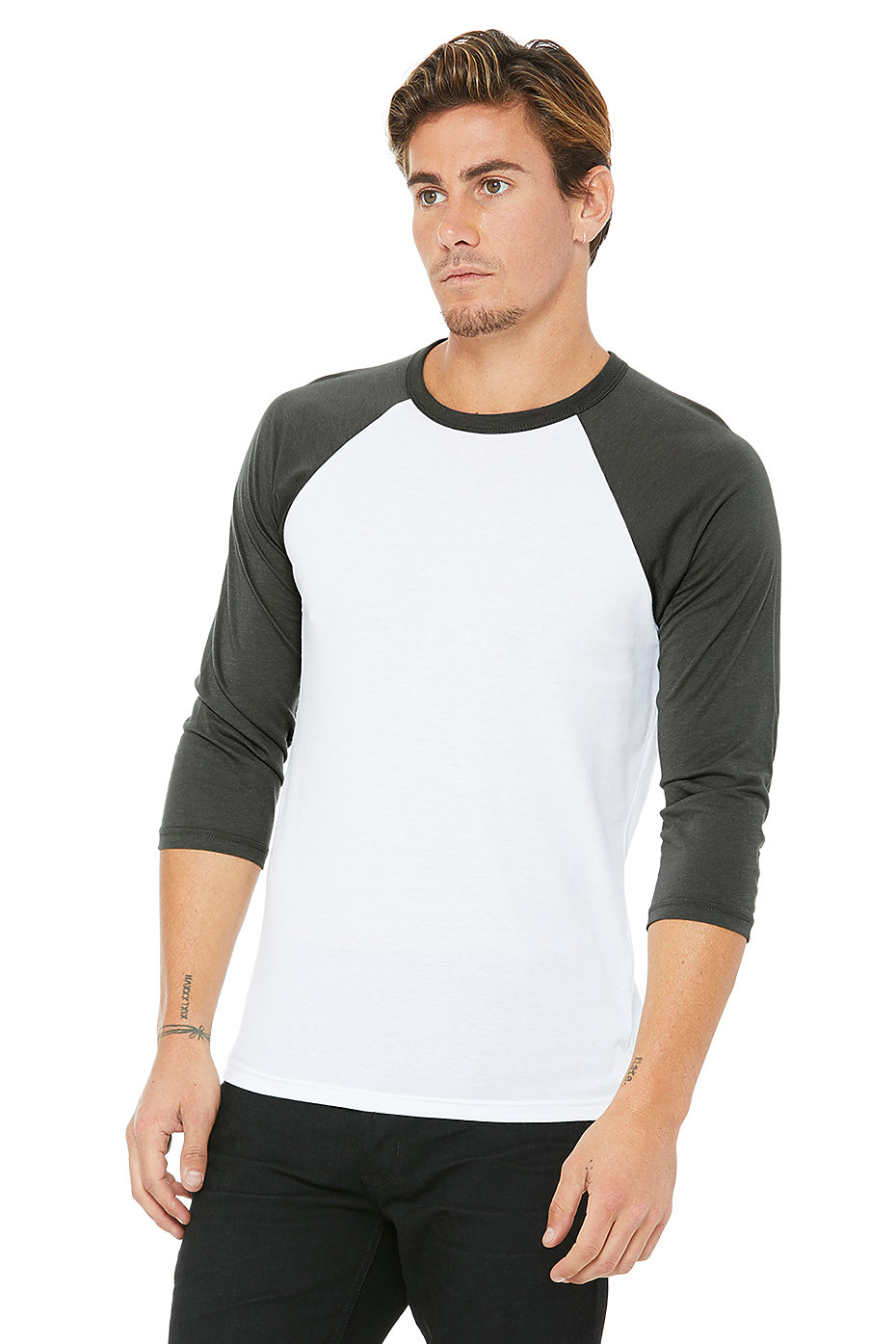 Bella Canvas Baseball Tee Size Chart