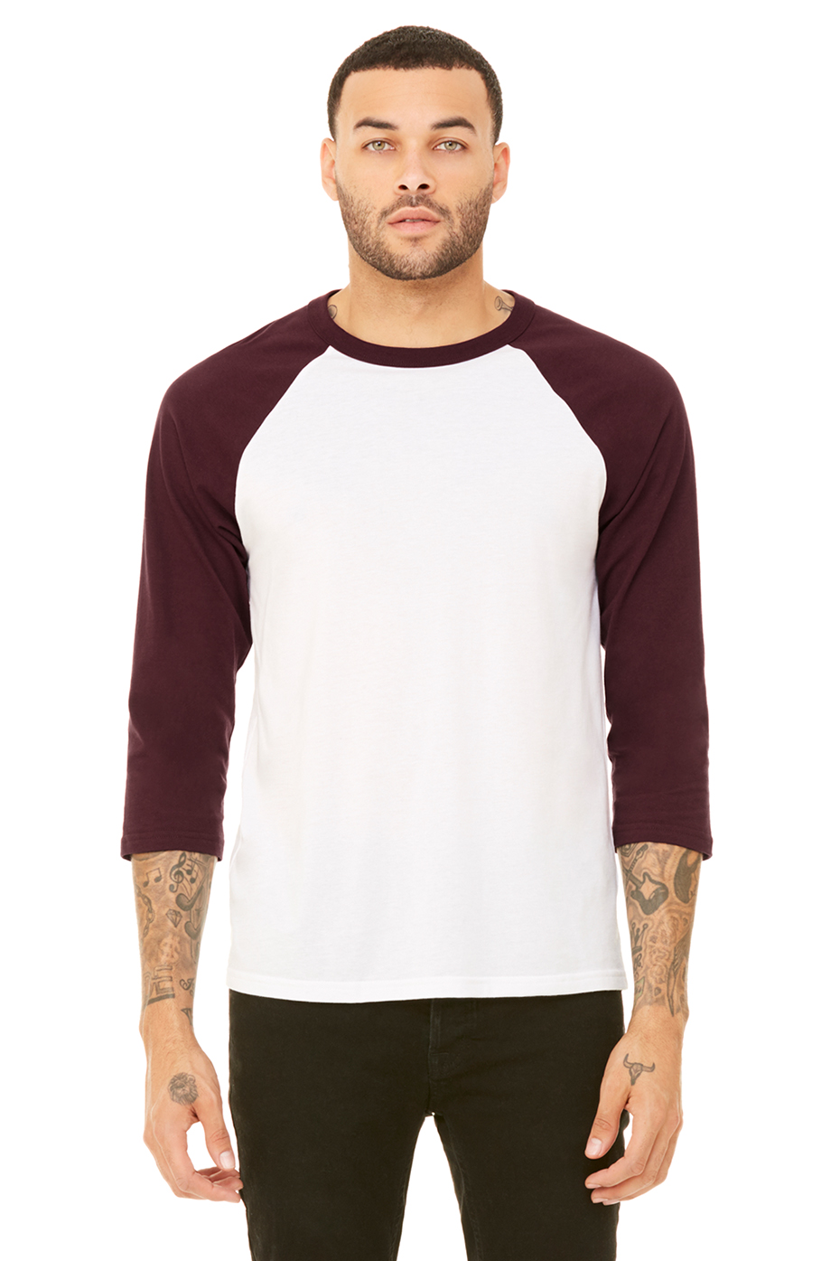 Unisex 3/4 Sleeve Baseball Tee BellaCanvas