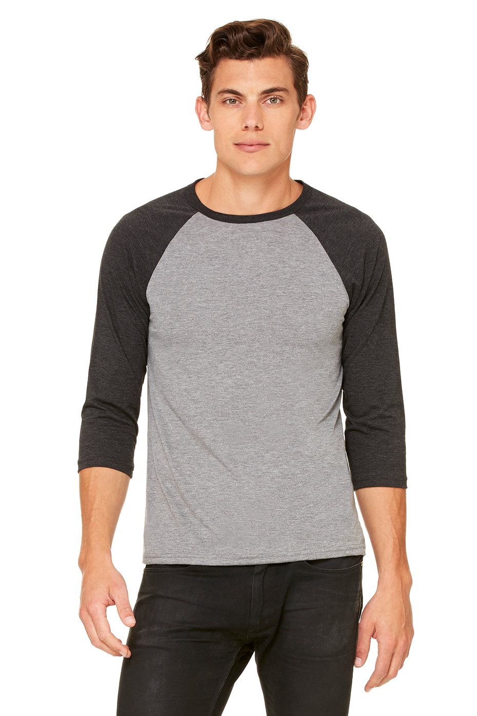 You're in Men's T-Shirts Baseball Tees and Long Sleeve Tees for Men Once it gets cold, one of the most comfortable things a guy can put on is a great quality long sleeve t-shirt. Shop basic men's long sleeve t-shirts and baseball tees for the best shirts top keep you warm in winter.