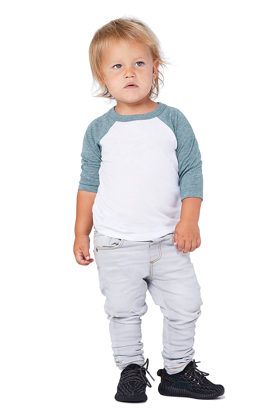 Download Toddler 3/4 Sleeve Baseball Tee | Bella-Canvas | Bella Canvas