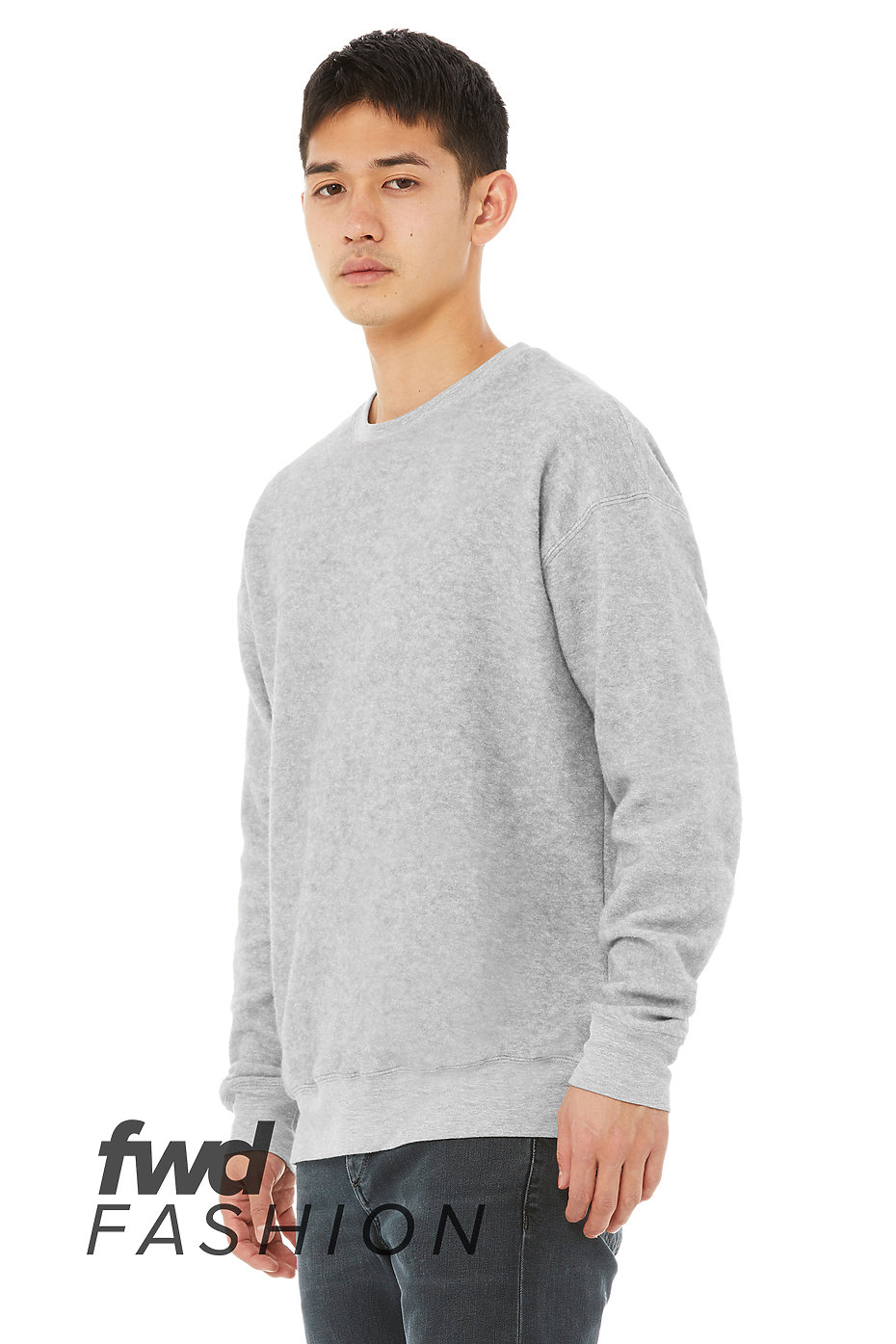 Unisex Sueded Drop Shoulder Sweatshirt