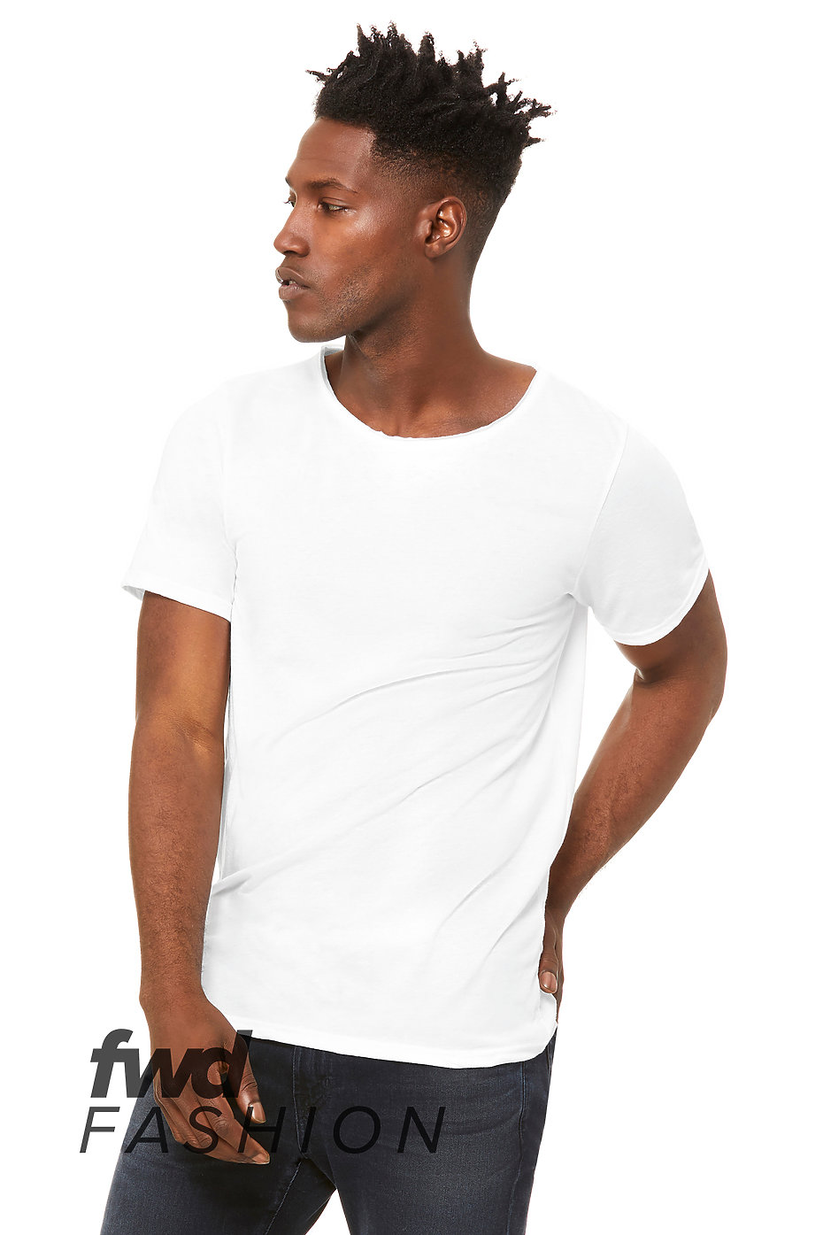 bella canvas raw neck