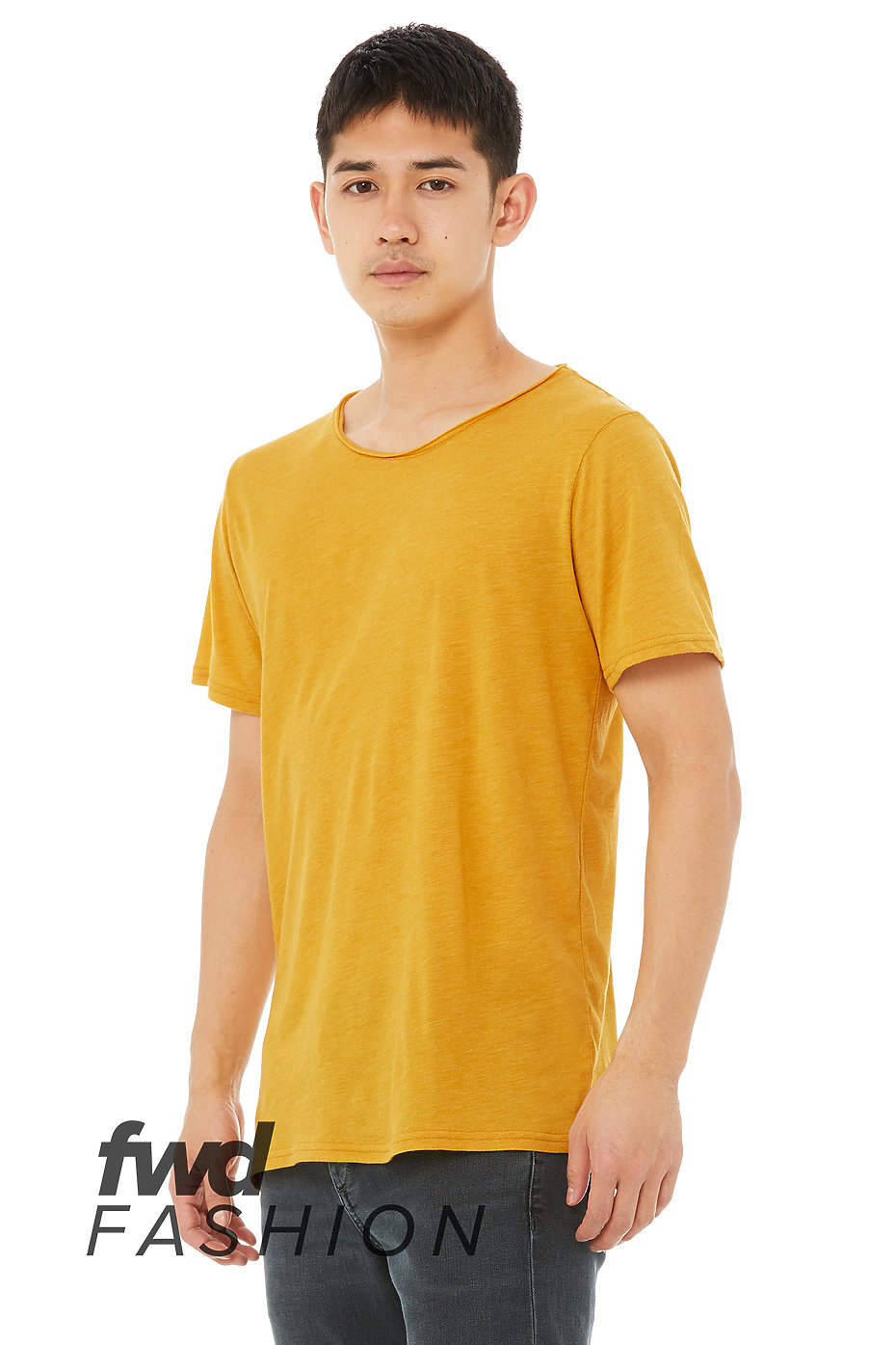 bella canvas raw neck
