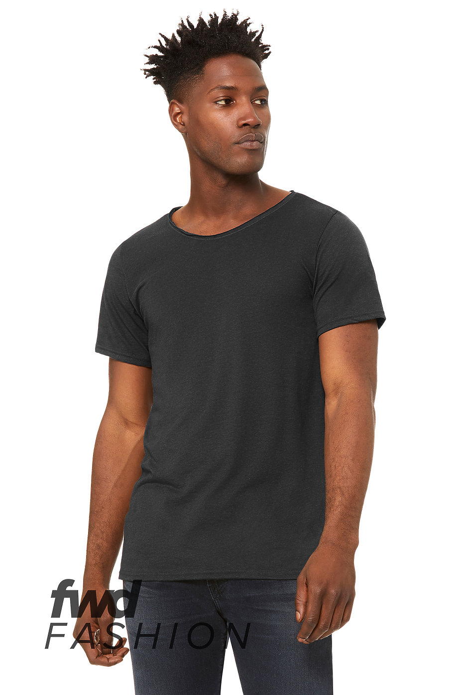 bella canvas raw neck