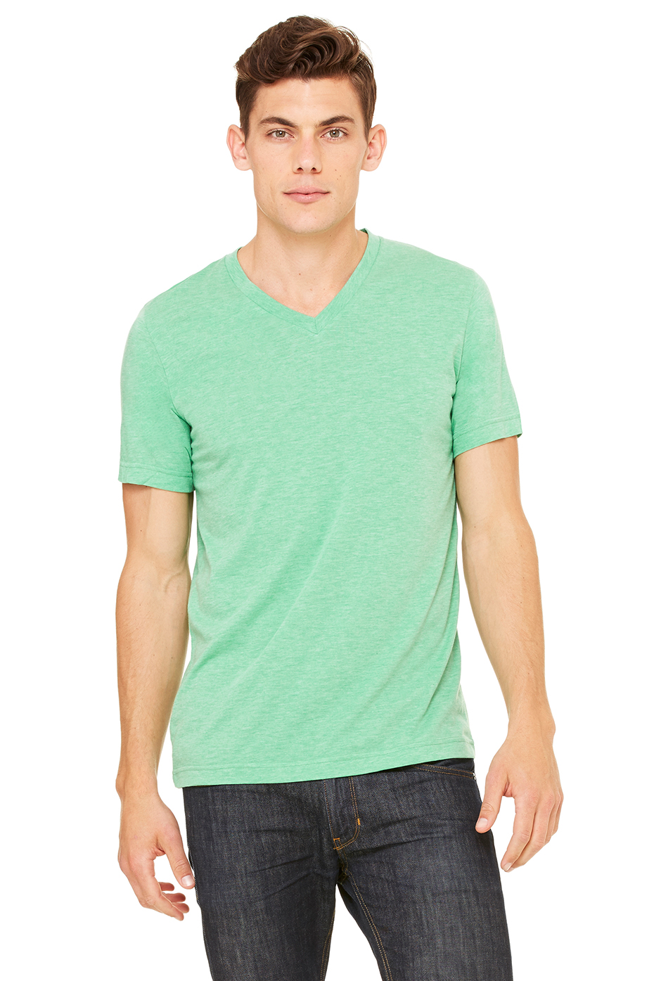 Unisex Triblend Short Sleeve V-Neck Tee | Bella-Canvas