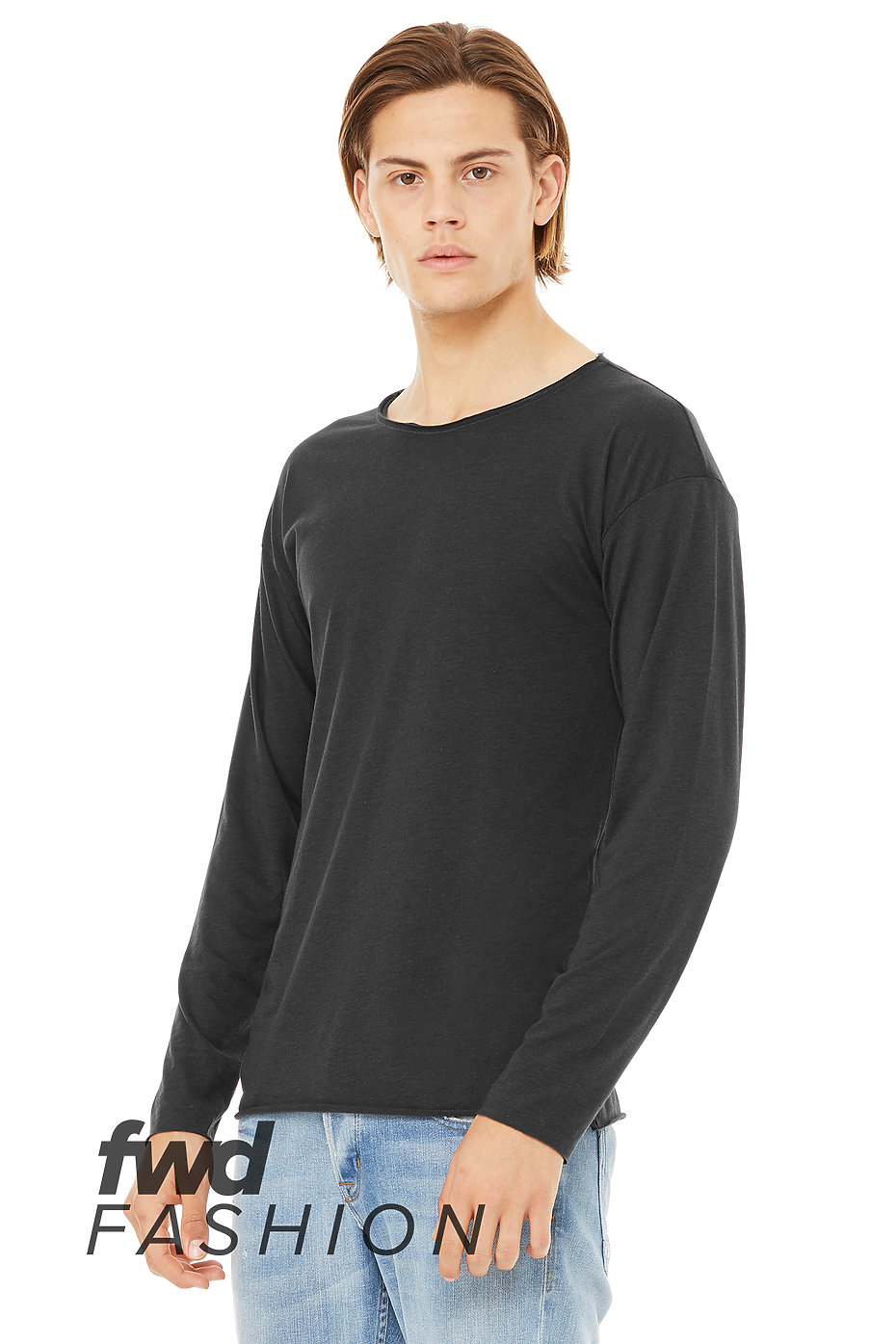 bella canvas raw neck