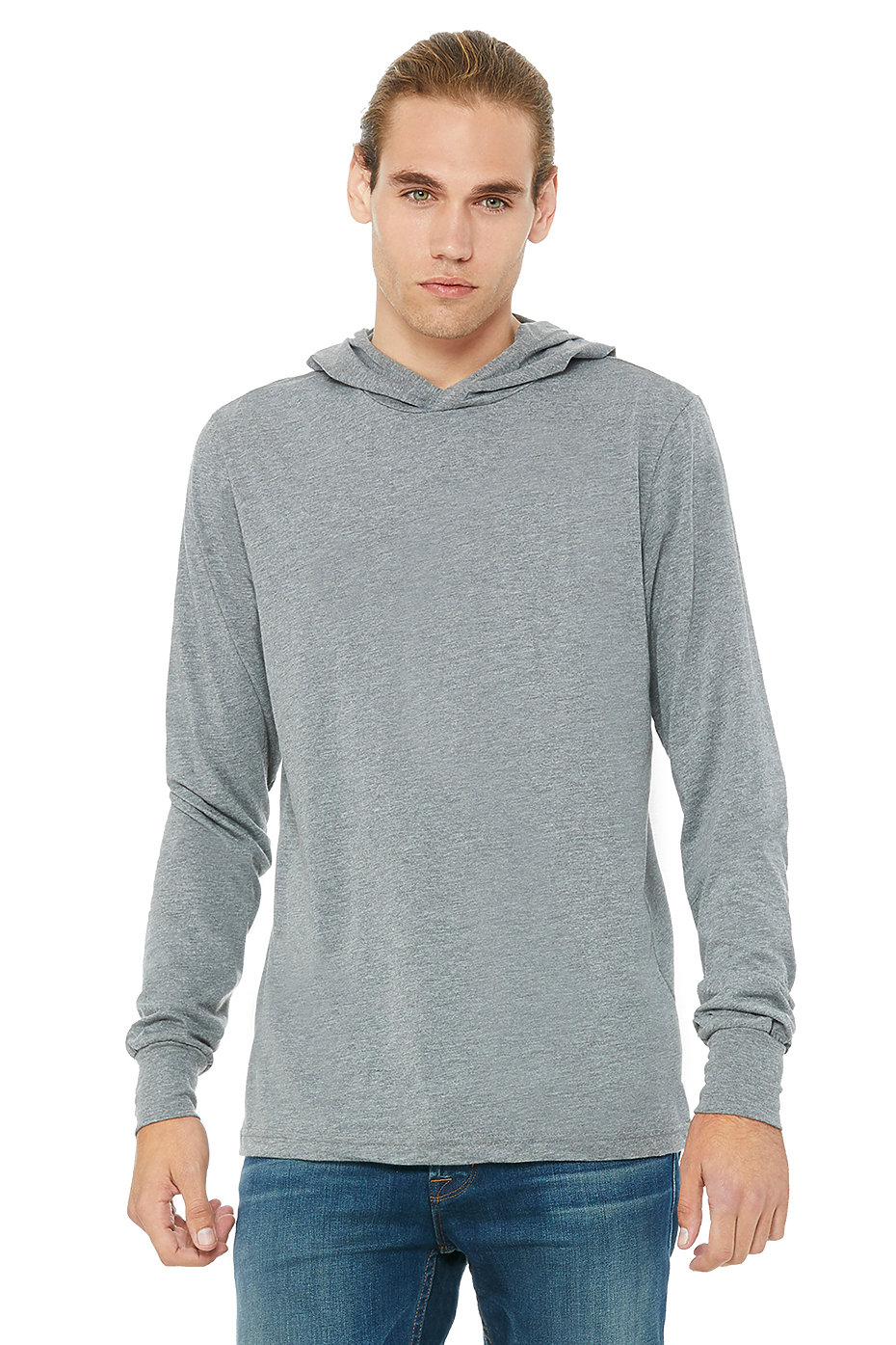 Unisex Jersey Long Sleeve Hoodie | Bella-Canvas