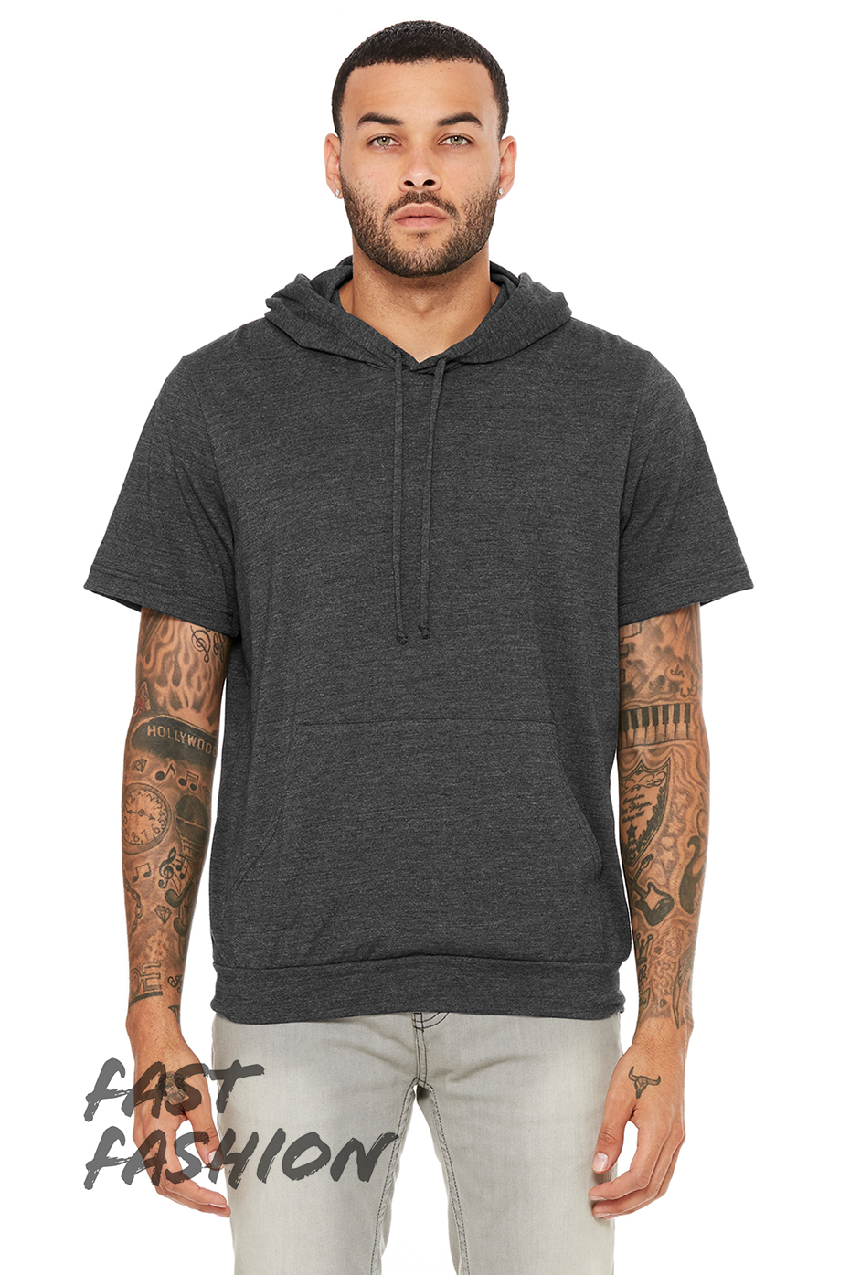 Men's Jersey Short Sleeve Hoodie | Bella-Canvas