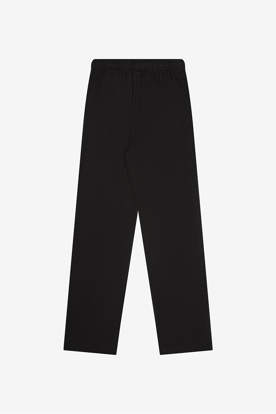 BLACK STRAIGHT LEG SWEATPANTS