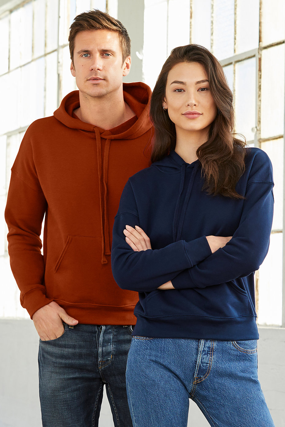 bella canvas unisex sponge fleece drop shoulder sweatshirt