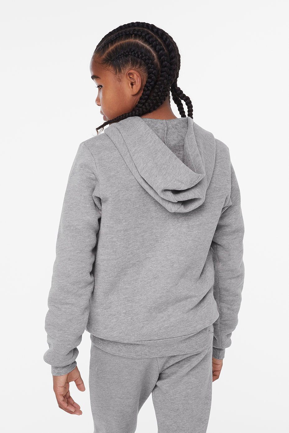 Youth Sponge Fleece Full Zip Hoodie | BELLA+CANVAS