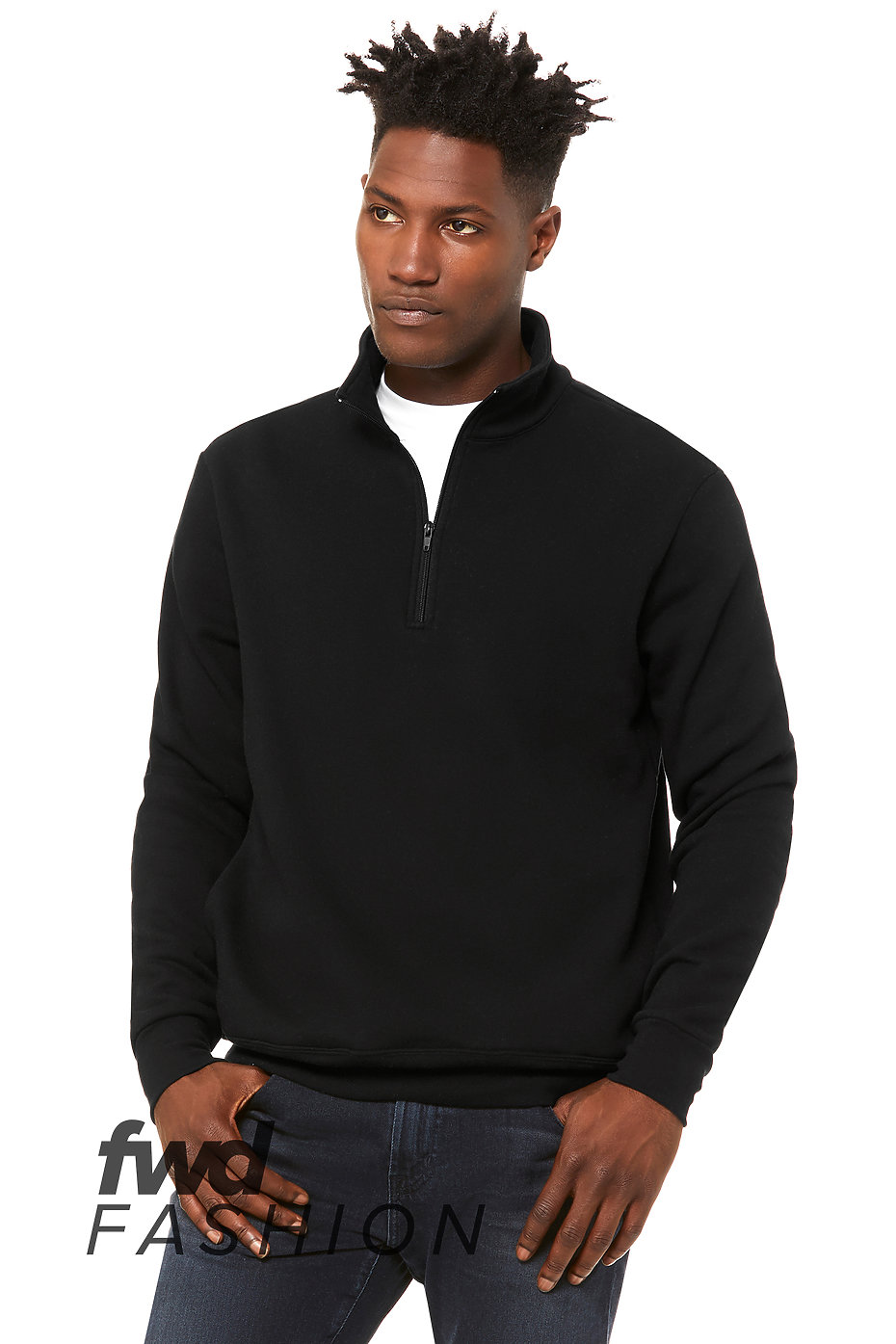 Unisex Quarter Zip Plovr Flc