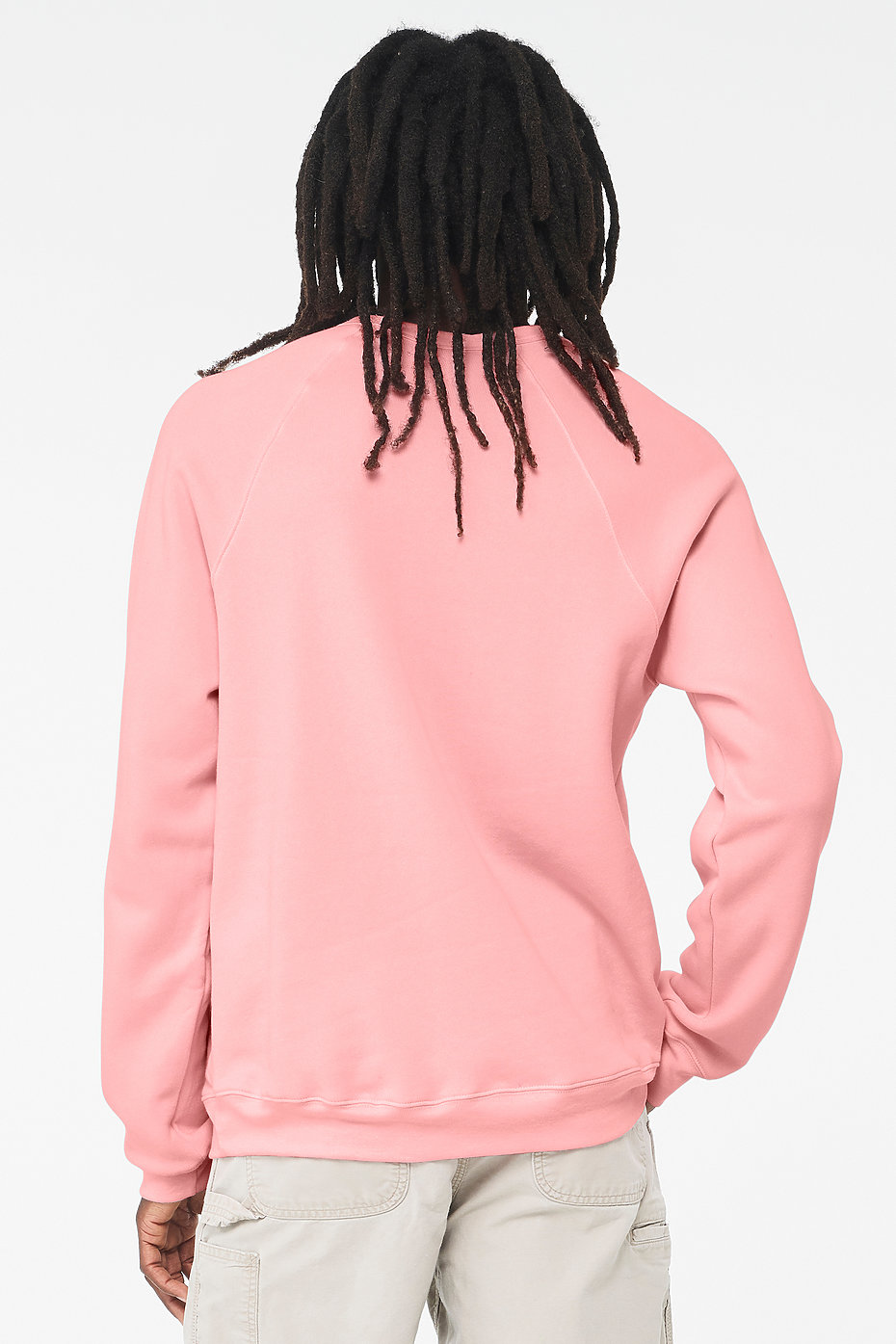 XtraFly Apparel Men's Active Plain Basic Crewneck Short Sleeve T-shirt  Light Pink