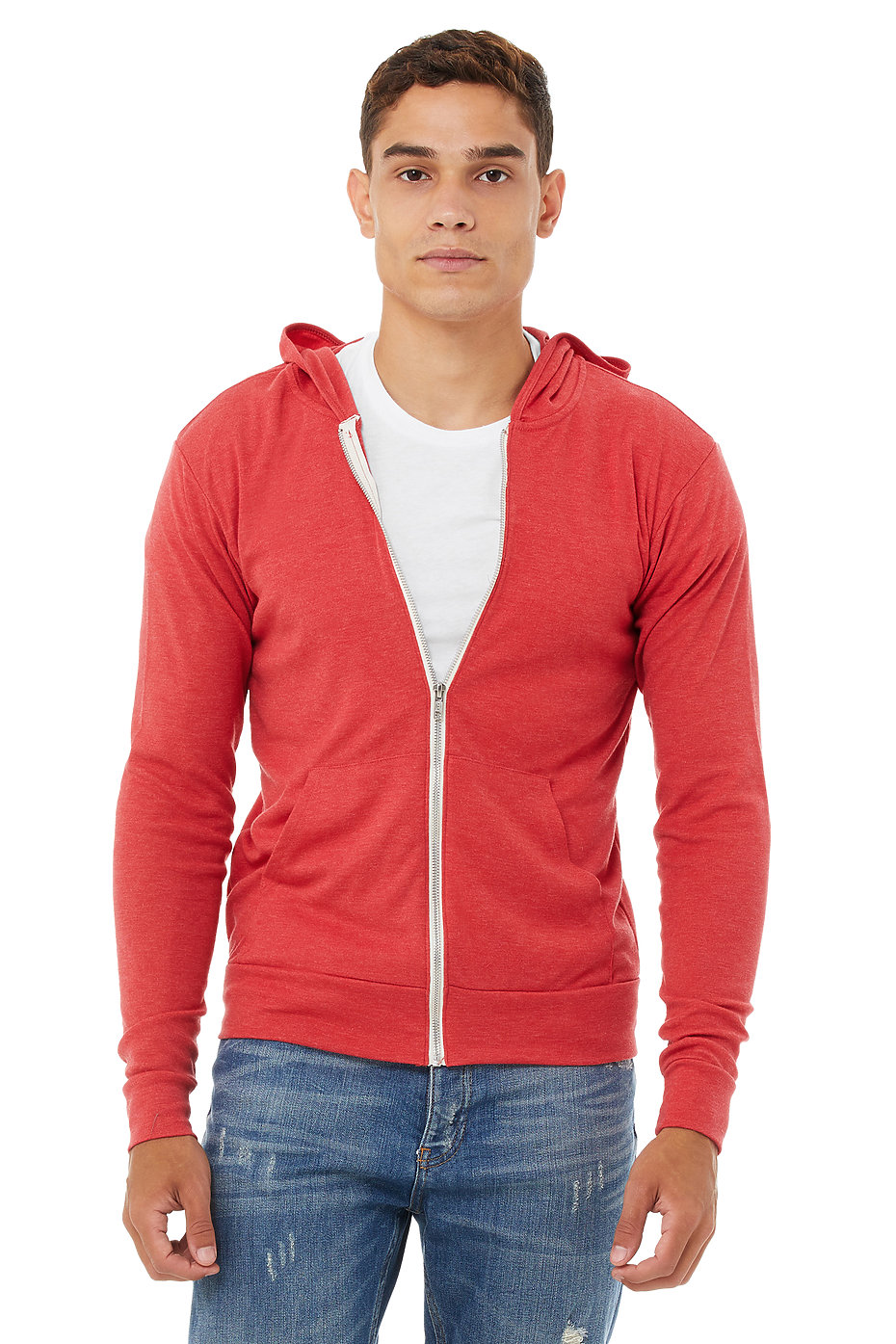 Wholesale Zip Up Hoodie Custom Sweatshirts For Men Wholesale Blank