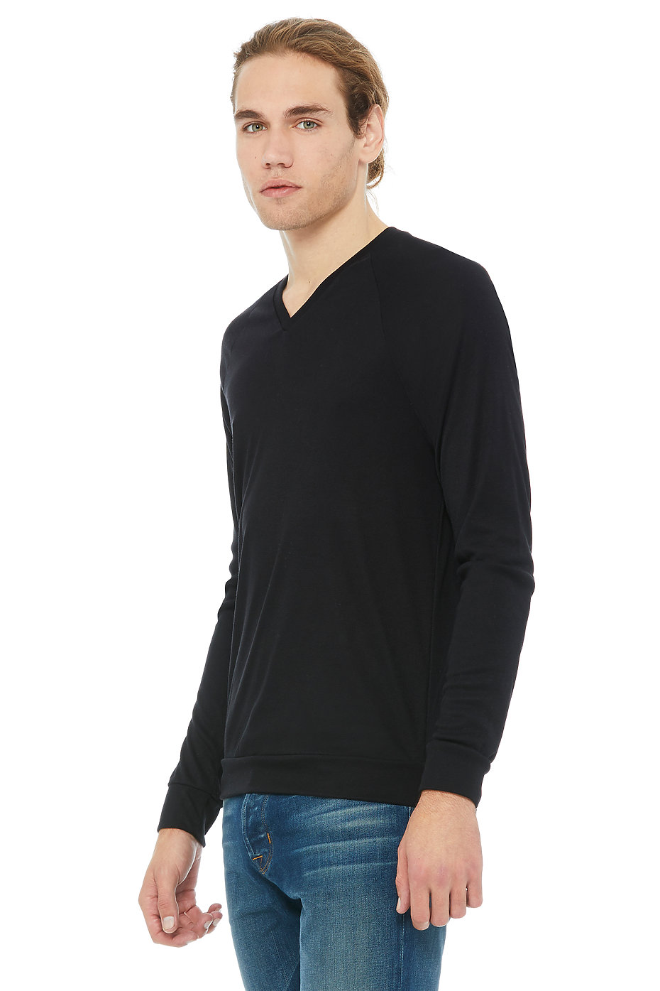 Unisex V-Neck Lightweight Sweater | Bella-Canvas