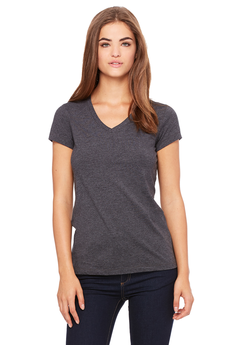 Women's Jersey Short Sleeve V-Neck Tee | Bella-Canvas