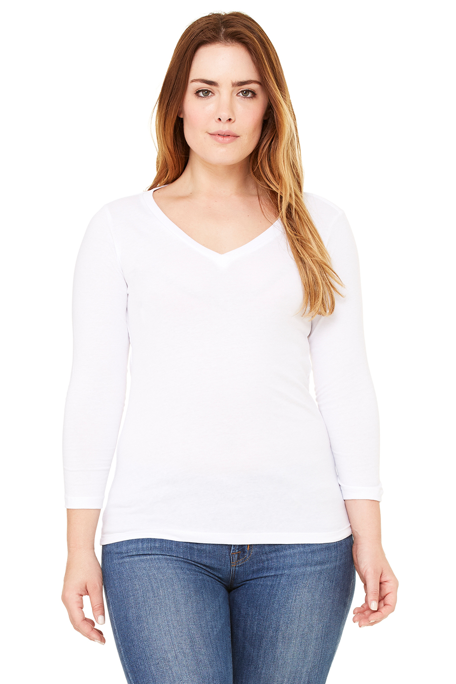 3 4 sleeve plain t shirts