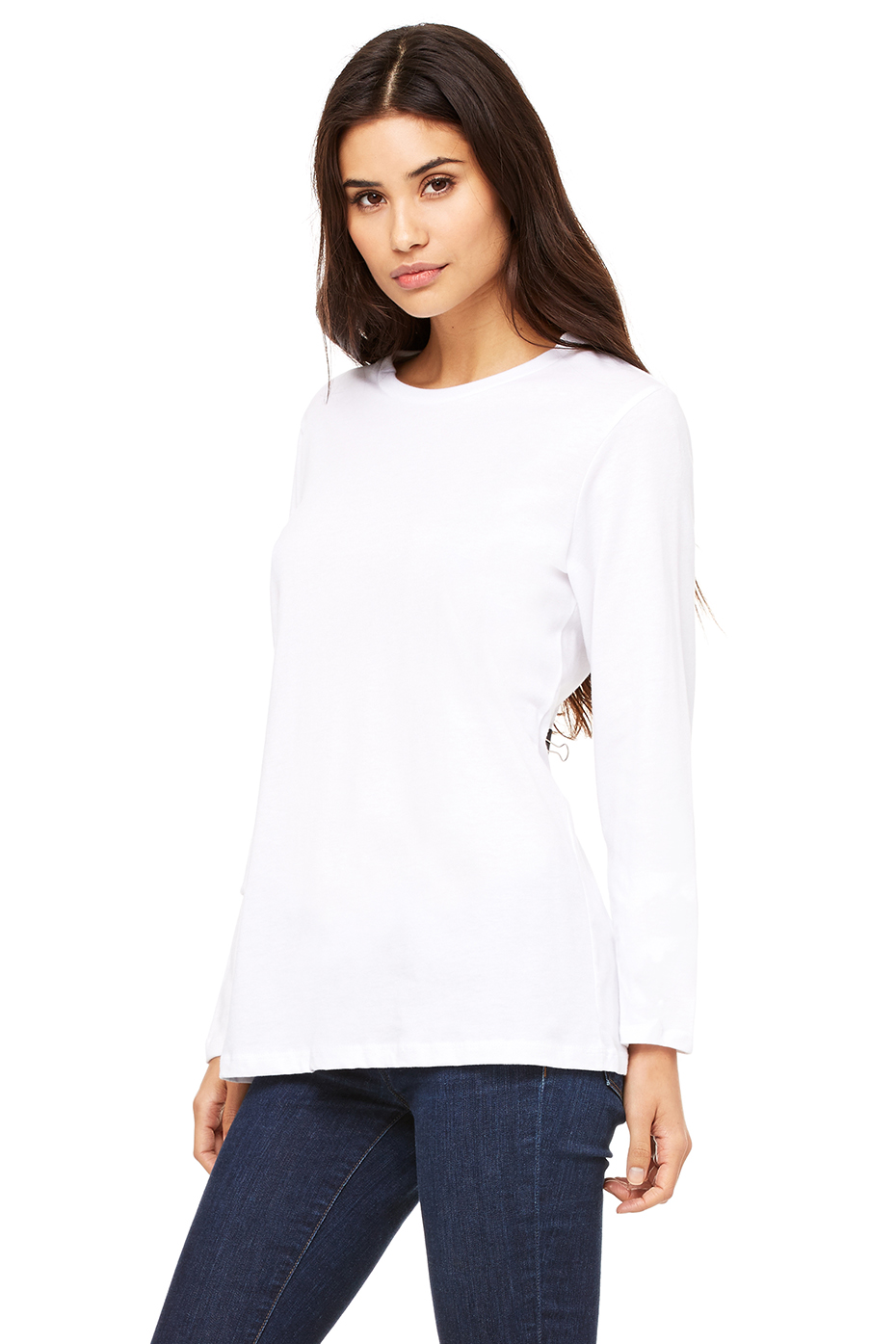 Bella Wmns Long Sleeve Jersey Tee 6500