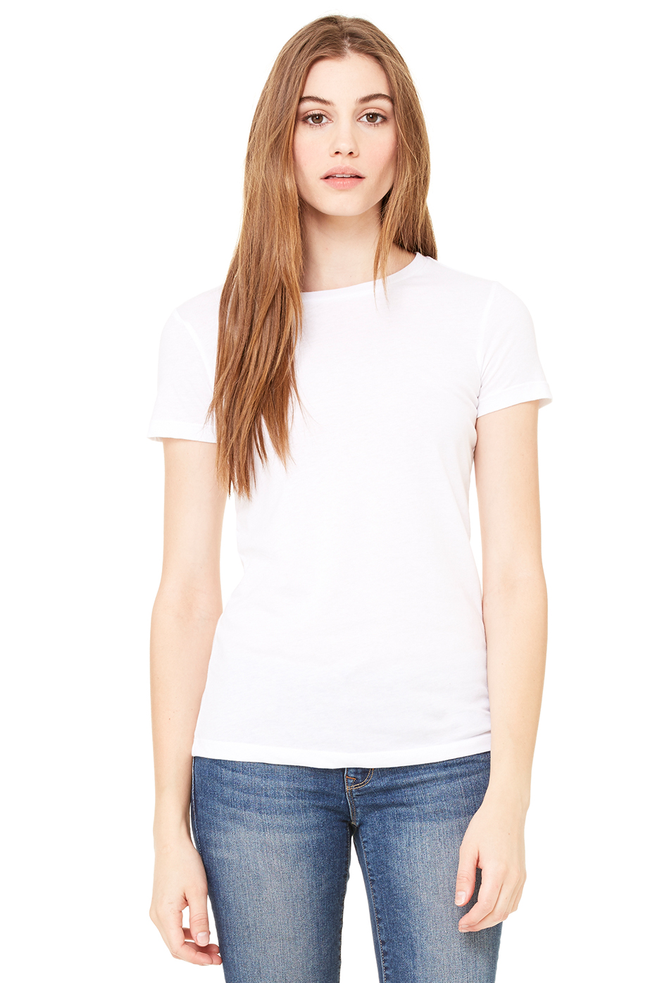 Women's Poly-Cotton Short Sleeve Tee | Bella-Canvas