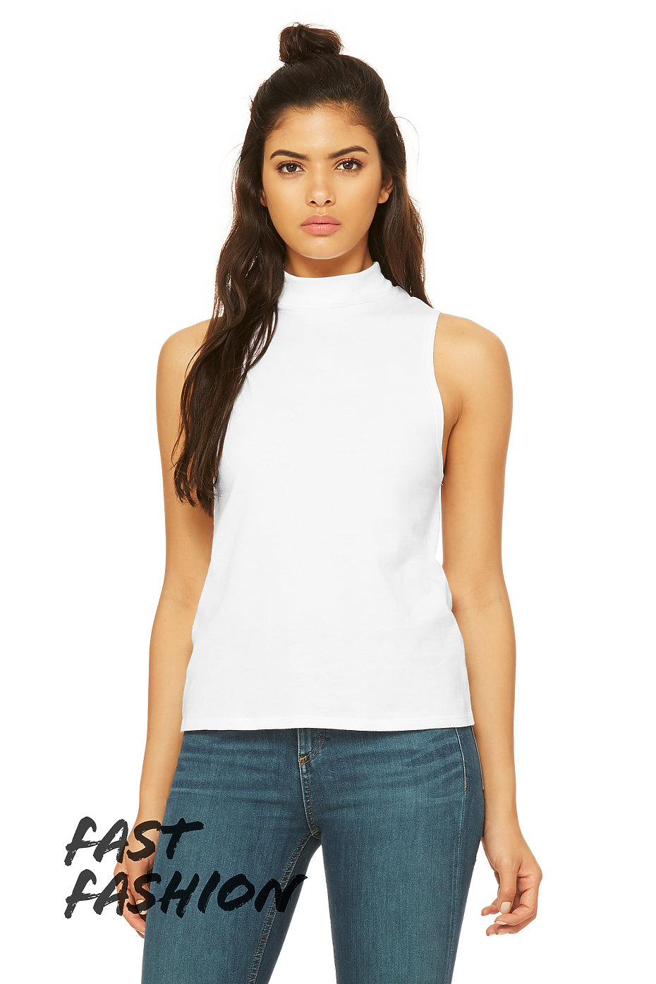 Download Mock Neck Top | Womens Wholesale Tank Tops | Fast Fashion ...