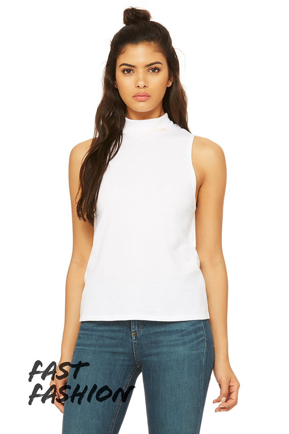 Download Mock Neck Top | Womens Wholesale Tank Tops | Fast Fashion ...