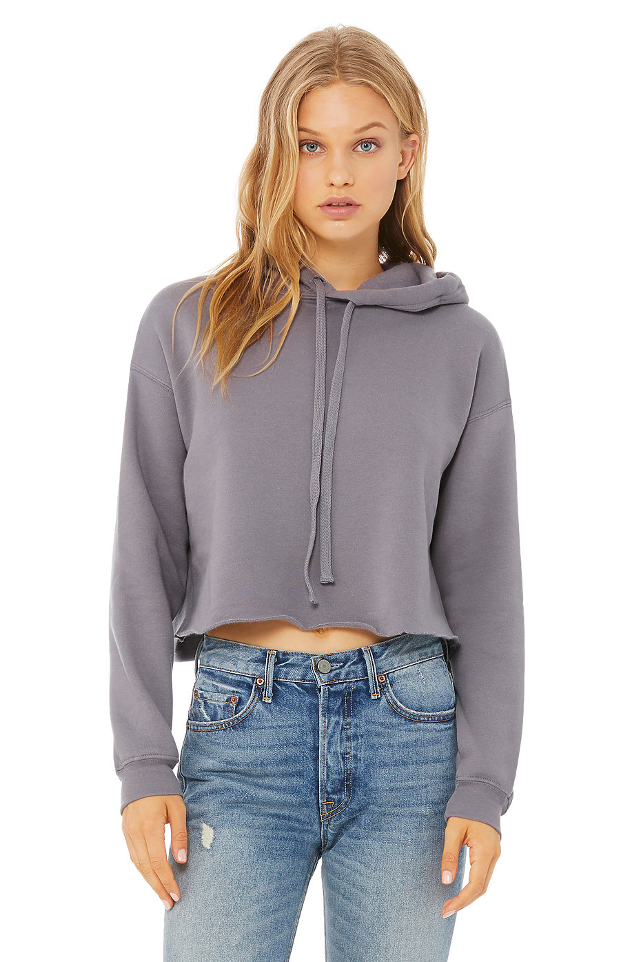 Womens Crop Hoodie | Wholesale Hoodies | Womens Wholesale Clothing |  BELLA+CANVAS ®