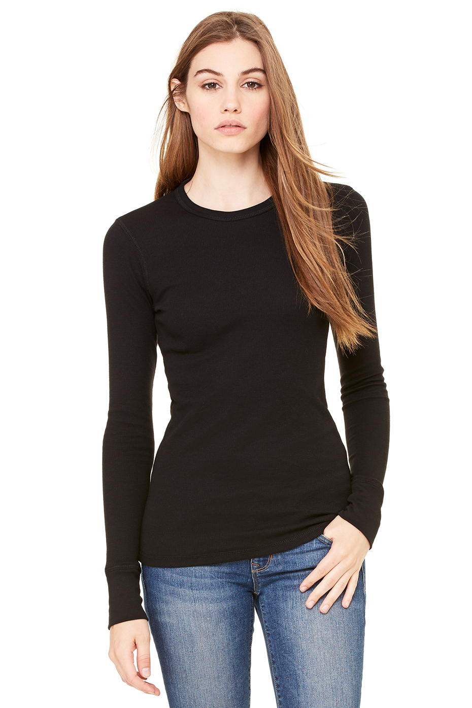 Wholesale Clothing Women's Thermal L/S Tee