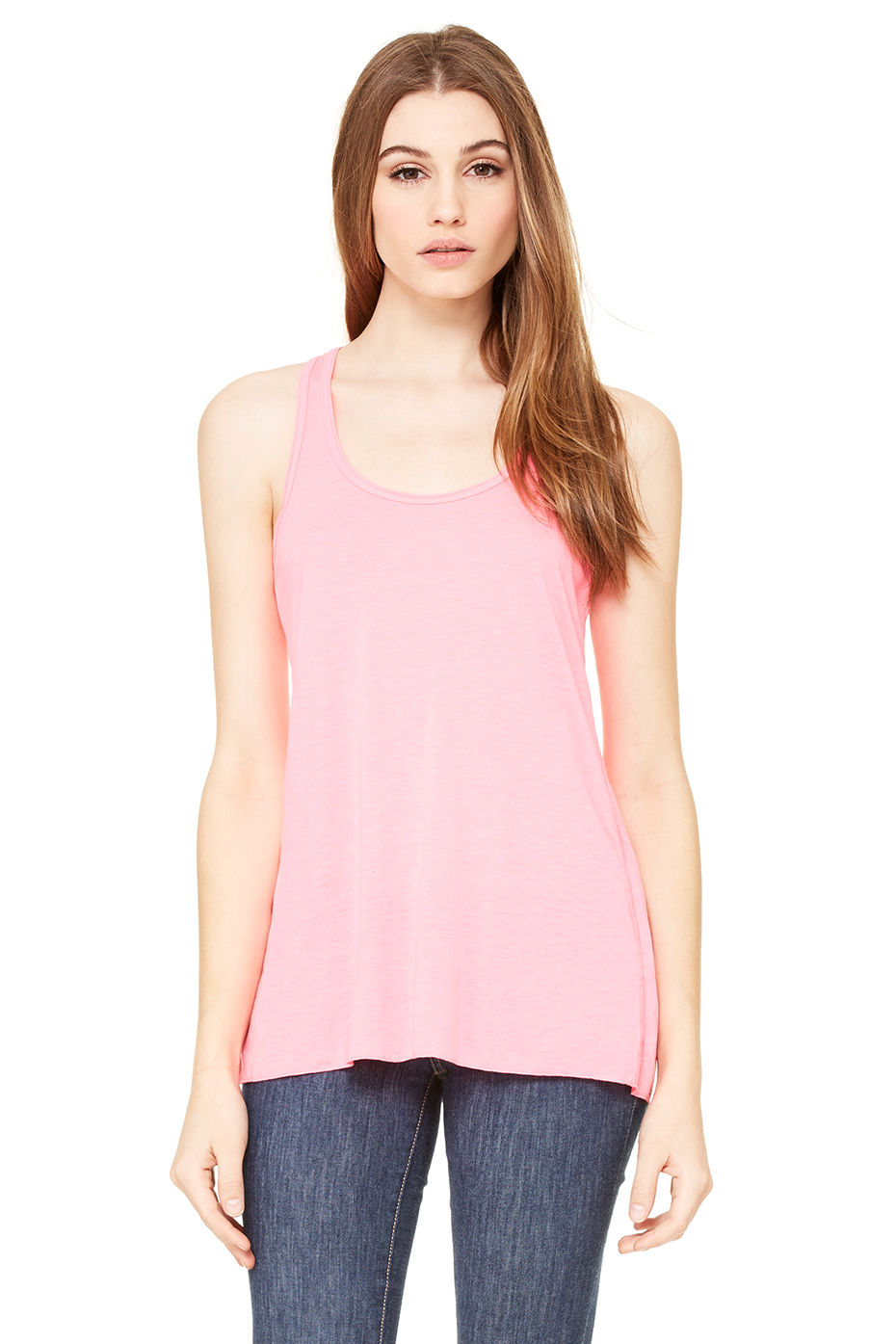 Download Women's Flowy Racerback Tank | Bella-Canvas