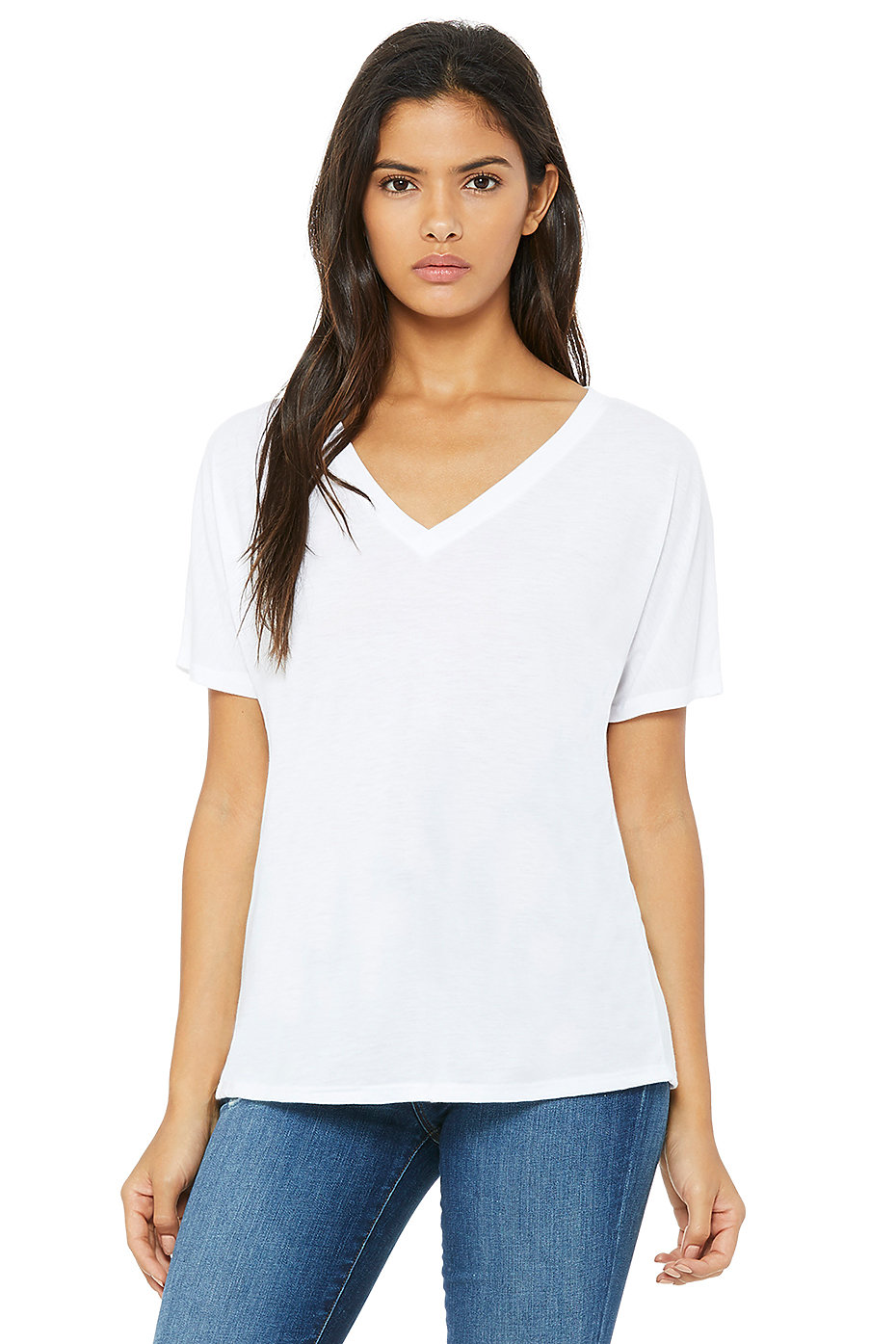 Women's Slouchy V-Neck Tee | BELLA+CANVAS