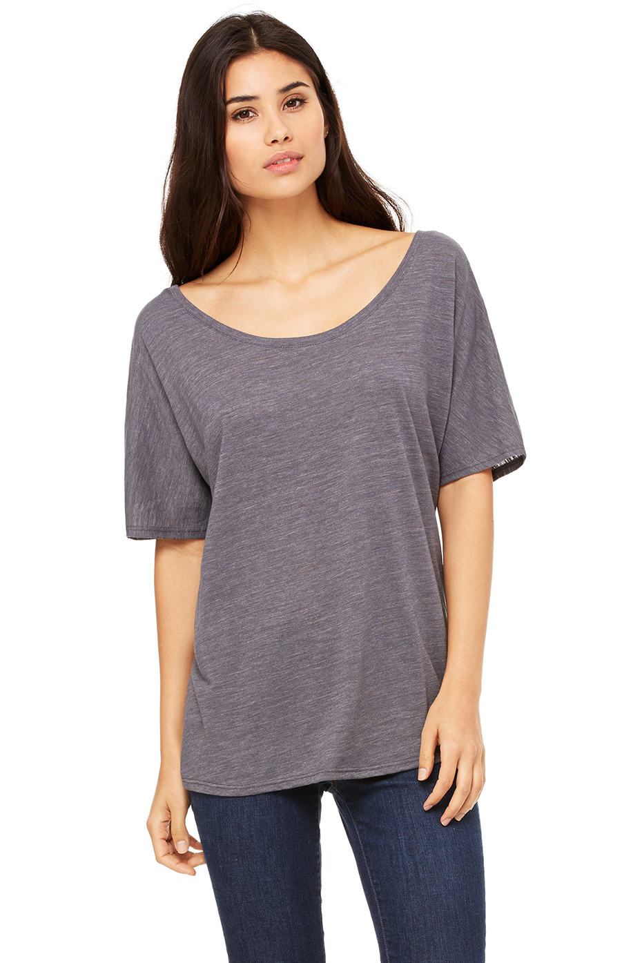 bella canvas women's slouchy tee