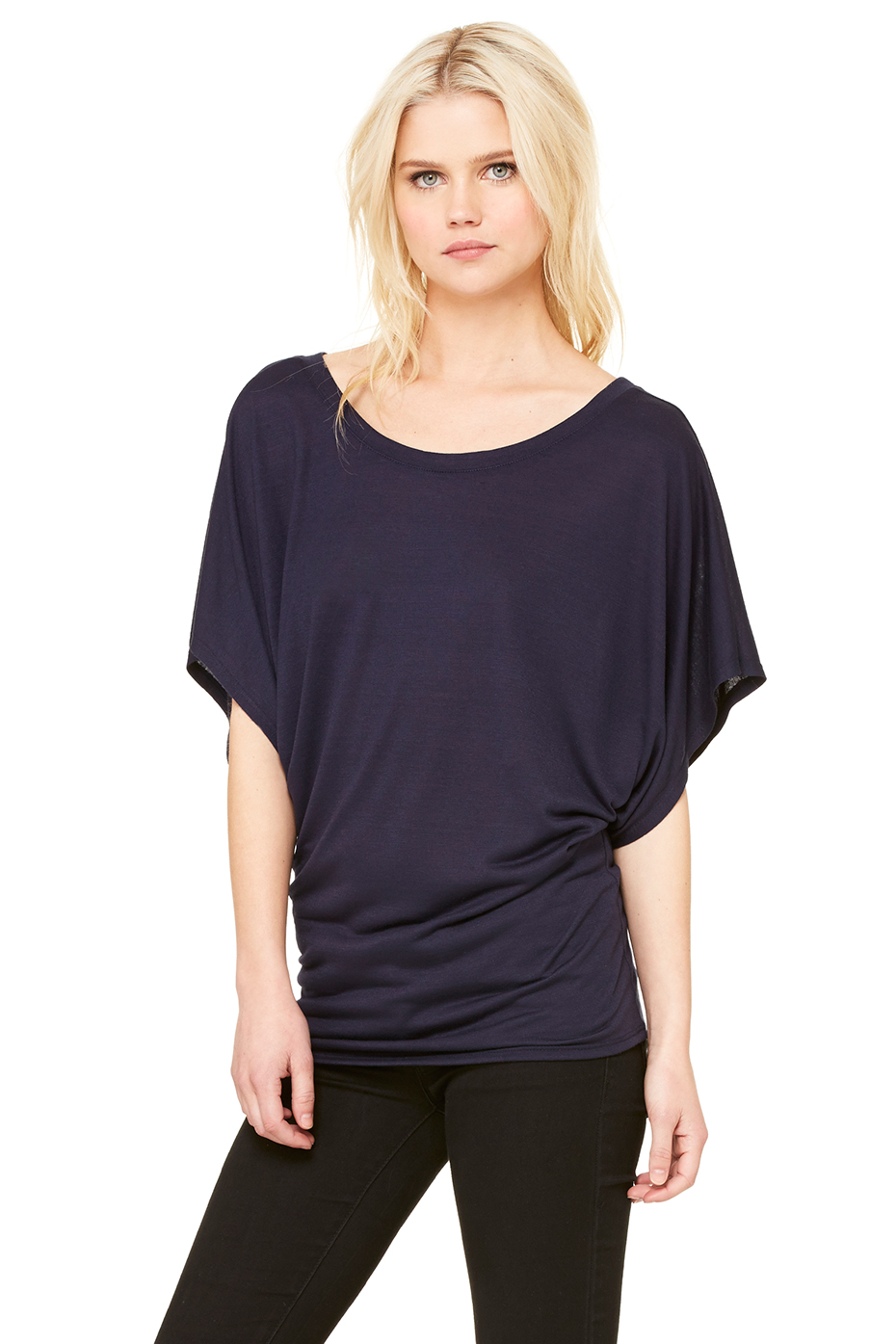 Women's Flowy Draped Sleeve Dolman Tee BellaCanvas
