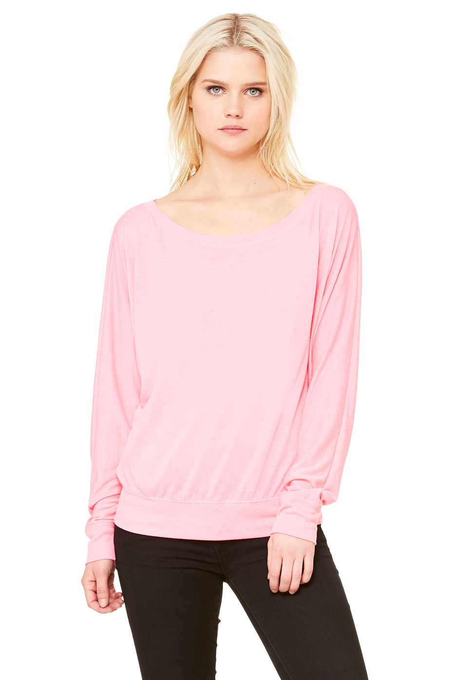 Bella Canvas Flowy L/S Off Shoulder Tee Bella Canvas Flowy L/S Off Shoulder Tee