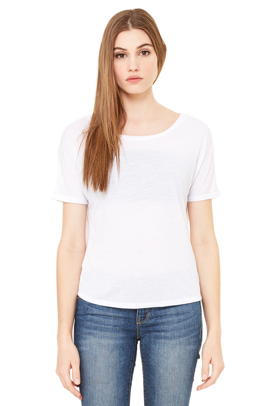 Women's Flowy Open Back Tee | Bella-Canvas | BELLA+CANVAS