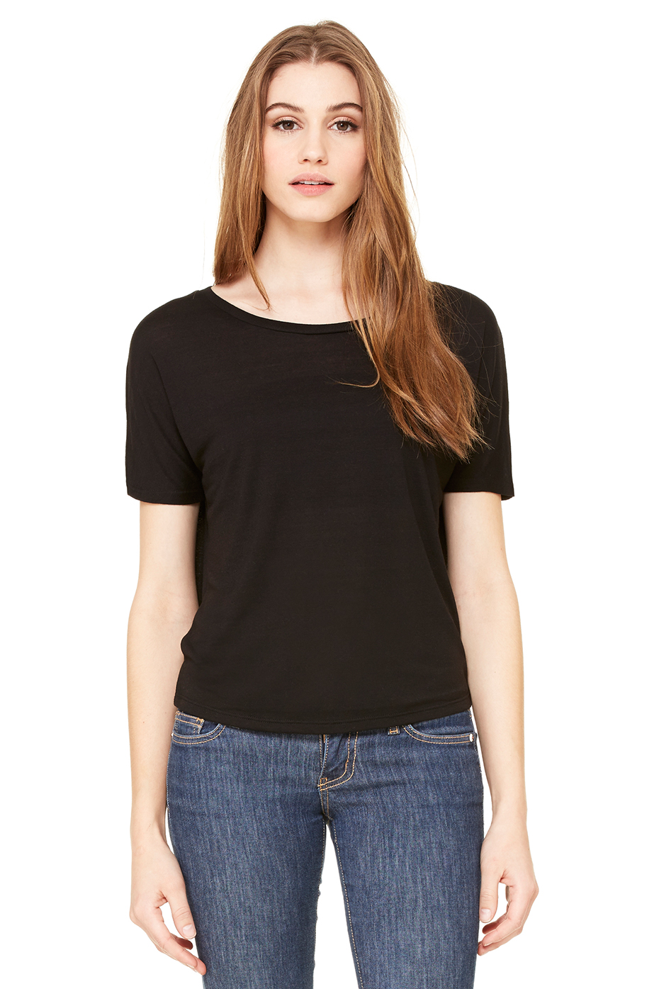 Women's Flowy Open Back Tee BellaCanvas