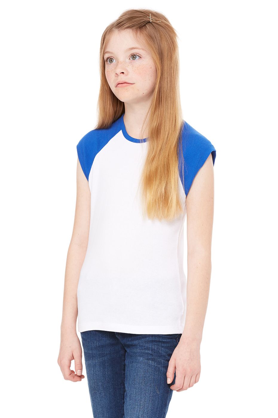 Bella Women's 3/4 Sleeve Raglan T-Shirt - Baby Rib, Contrast, Sizes S-2XL (MB2000)